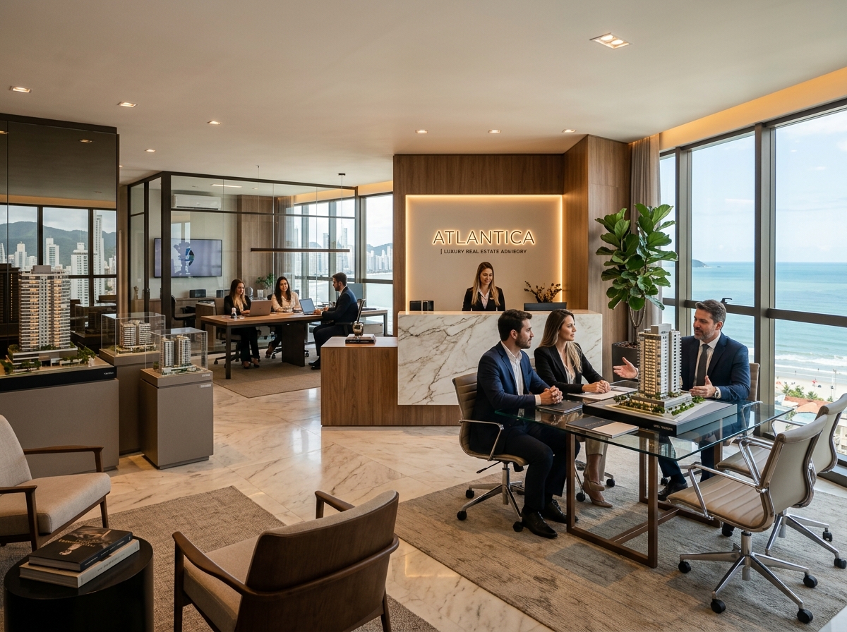 Espaço da Imobiliária Excelência em Vendas no Centro de Camboriú